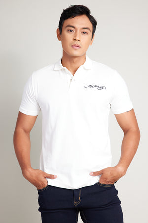 White Panther Polo Shirt