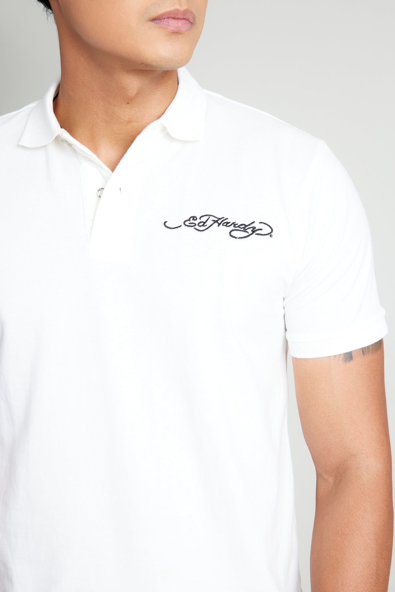 White Panther Polo Shirt