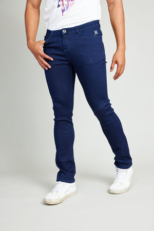 Mid Blue Five Pocket Jeans