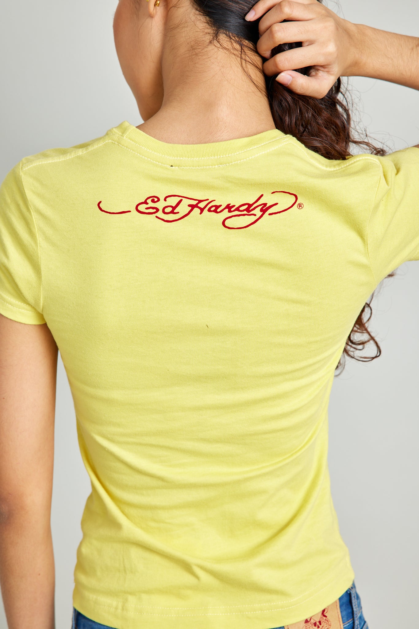 Yellow Love Kills Slowly Round Neck Tee