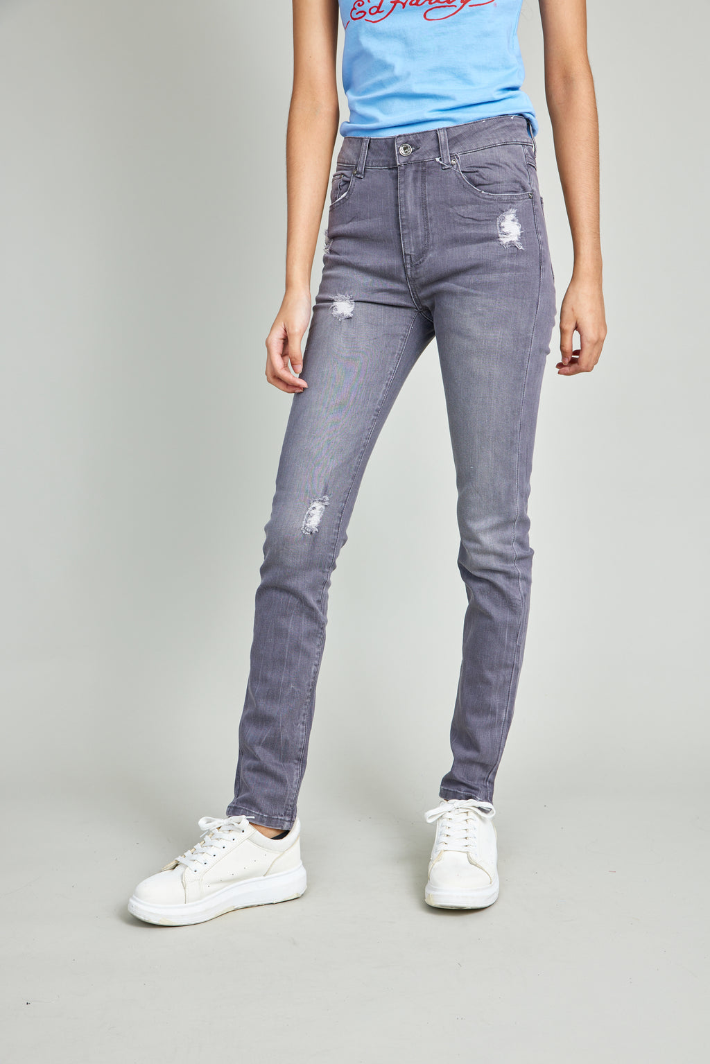Gray Ed Hardy Jeans