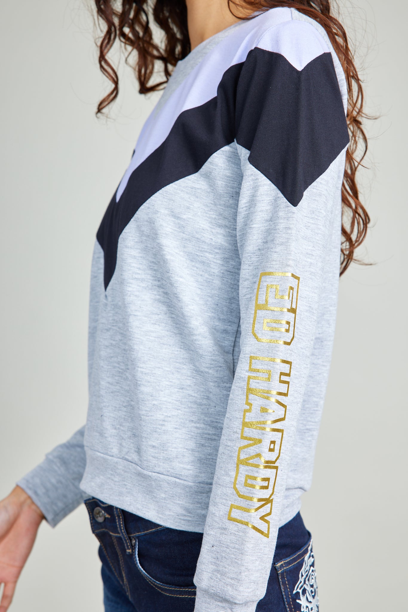 Gray Freedom Sweat Shirt