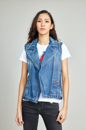 Biker Denim Jacket