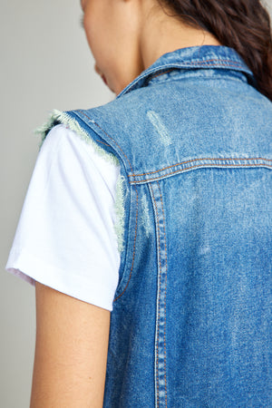 Biker Denim Jacket